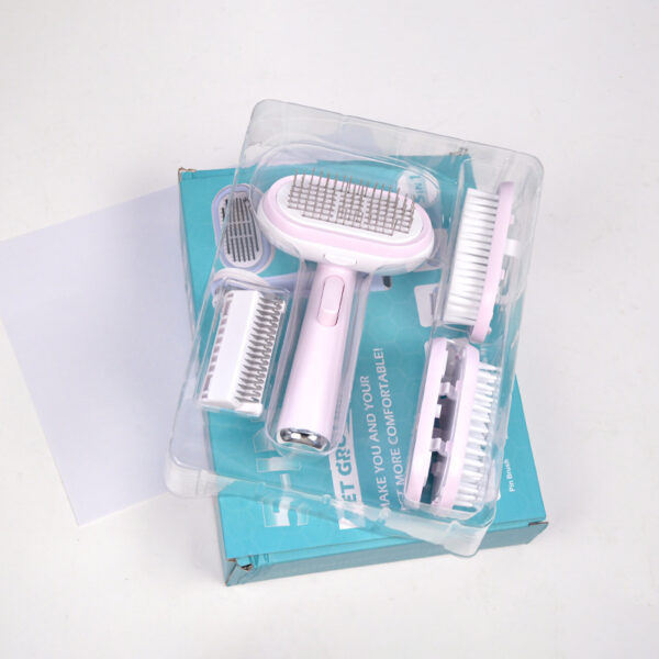 Hair Removal Steel Needle Comb Free Combination Bath Brush Pet Products - Image 5